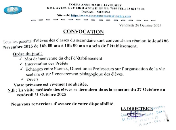 Circulaire Collège_Lycée