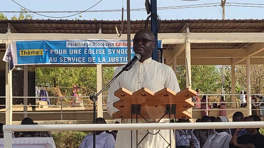 L'Abbé Guirane DIOUF a prononcé le mot de fin