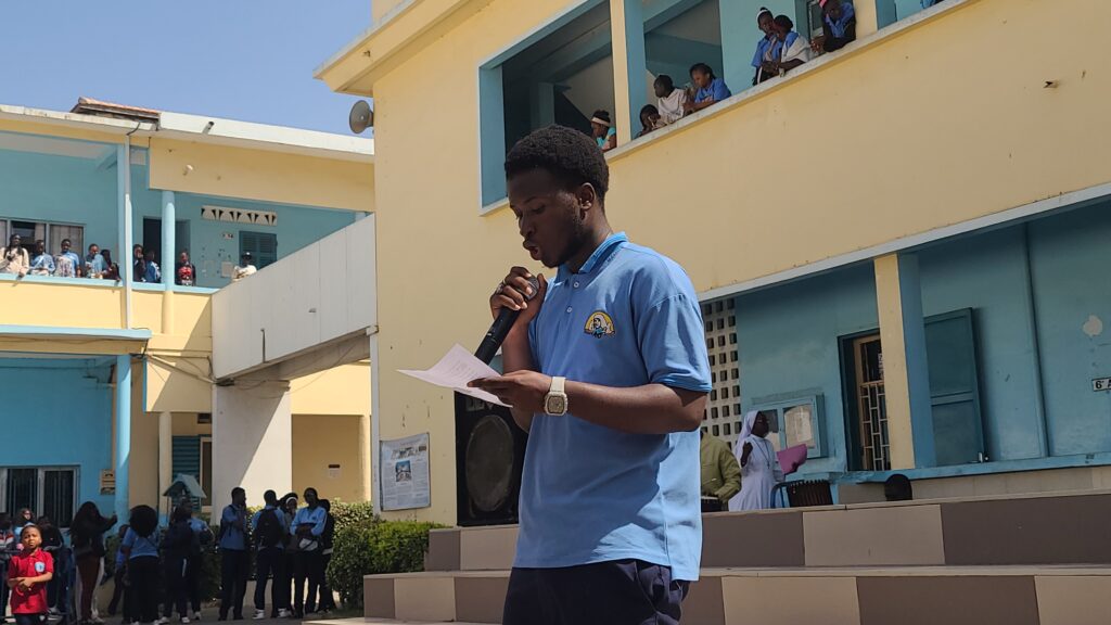 Discours d'ouverture du Président du Gouvernement Scolaire du Cours AMJ