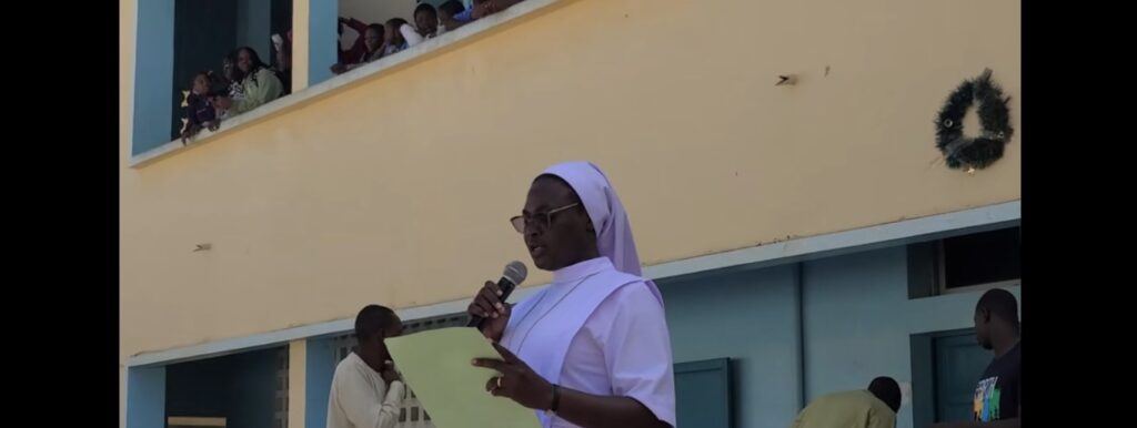 Allocution de Sœur Marthe Marie N’DIONE, Responsable de la Commission Enseignement.